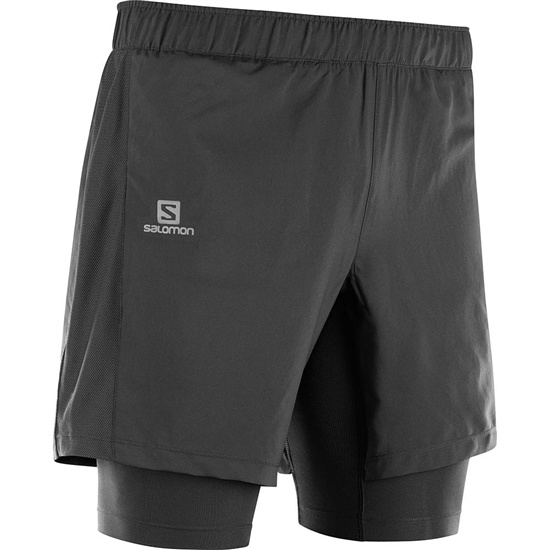 Salomon Agile Twinskin M Men's Shorts Black | RABC52634