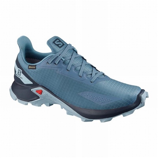 Salomon Alphacross Blast Gtx W Women's Trail Running Shoes Blue / Navy | IGBX52987