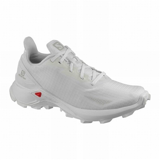 Salomon Alphacross Blast Women's Trail Running Shoes White | ZMDB32017