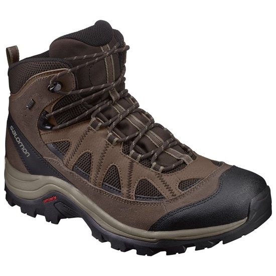 Salomon Authentic Ltr Gtx Men's Hiking Boots Chocolate / Black | HEWO31478