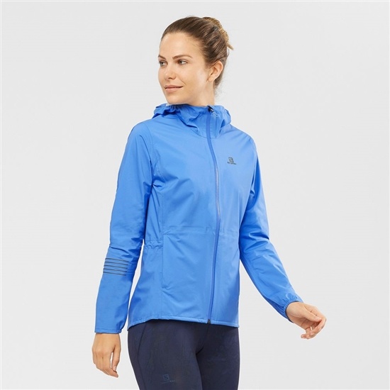 Salomon Bonatti Waterproof Women's Jackets Blue | ZARD34906