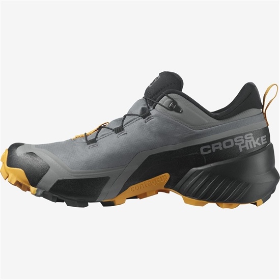 Salomon Cross Hike Gore-tex Men's Hiking Shoes Grey | NEYJ12807