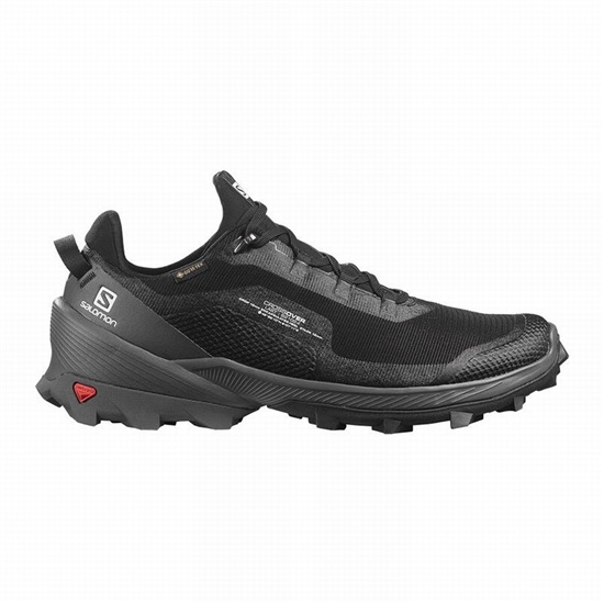 Salomon Cross Over Gore-tex Men's Hiking Shoes Black | QTZE26190
