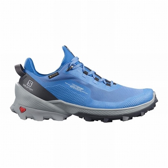 Salomon Cross Over Gore-tex Women's Hiking Shoes Blue | VDYO24309