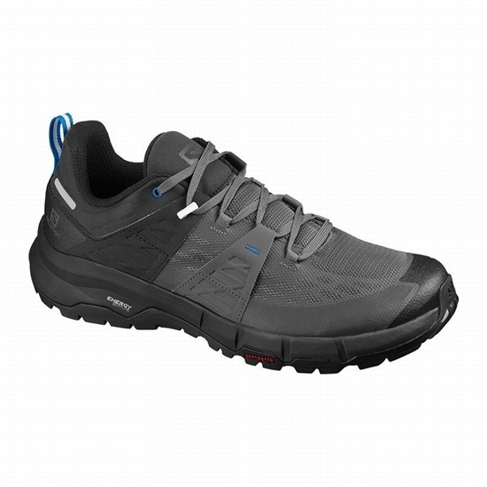 Salomon Odyssey Men's Hiking Shoes Black / Royal | MUNI73401