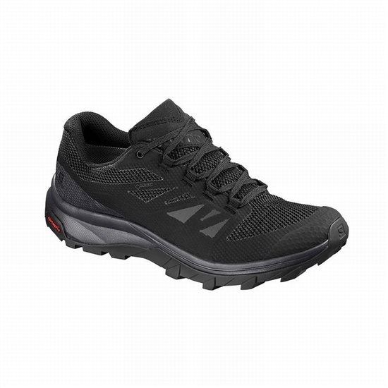 Salomon Outline Gore-tex Women's Hiking Shoes Black | NEUD81492