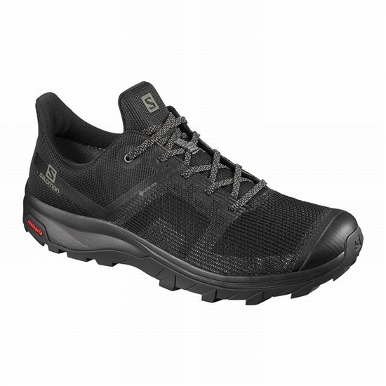 Salomon Outline Prism Gore-tex Men's Hiking Shoes Black | IPYE43710