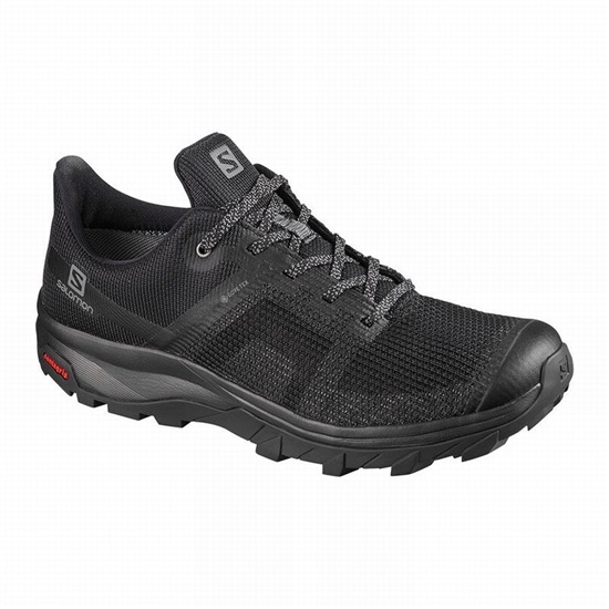 Salomon Outline Prism Gore-tex Women's Hiking Shoes Black | GKNO45781