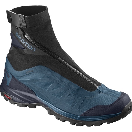 Salomon Outpath Pro Gtx Men's Hiking Shoes Blue / Black | QLIO85319