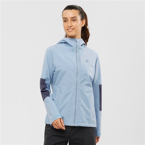 Salomon Outrack 2.5l Waterproof Women's Jackets Blue | KOVU37805