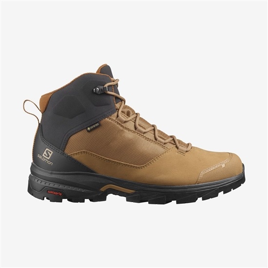 Salomon Outward Gore-tex Men's Hiking Boots Brown | ASKT93652