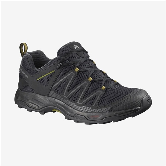 Salomon Pathfinder Men's Hiking Shoes Black | XBZW87269