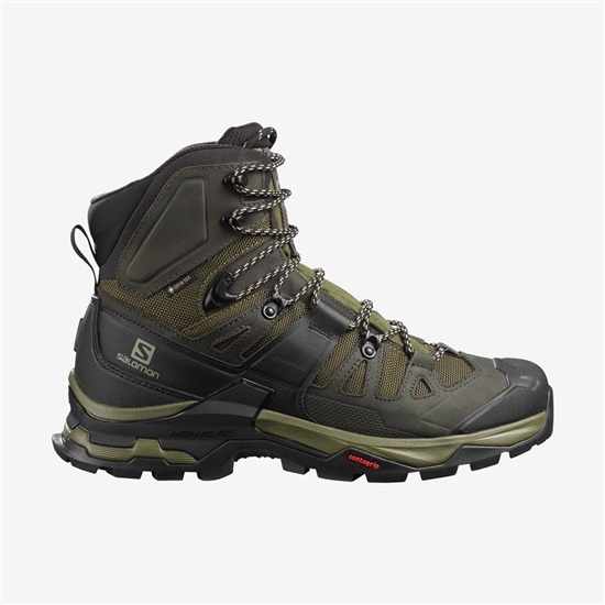 Salomon Quest 4 Gtx Men's Hiking Shoes Olive | YHWX61758