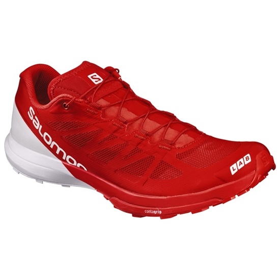 Salomon S/Lab Sense 6 Women's Trail Running Shoes Red / White | QRLK21309