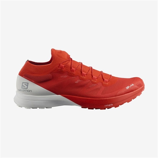 Salomon S/Lab Sense 8 Men's Trail Running Shoes Red | DGXJ59842