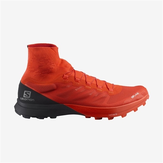 Salomon S/Lab Sense 8 Sg Men's Trail Running Shoes Red | YZAD74892