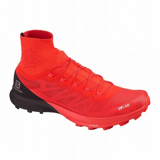 Salomon S/Lab Sense 8 Softground Women's Trail Running Shoes Red / Black | VAIS03214
