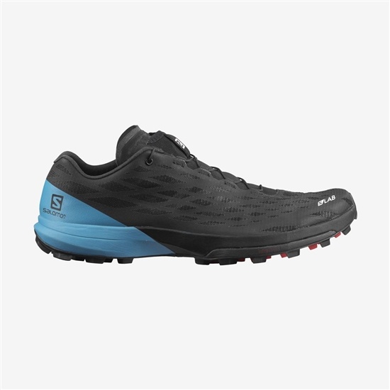 Salomon S/Lab Xa Amphib 2 Men's Trail Running Shoes Black / Blue | QOTS24657