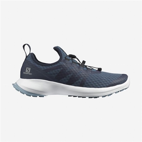 Salomon Sense Flow 2 Men's Trail Running Shoes Navy / White | NJMQ60239