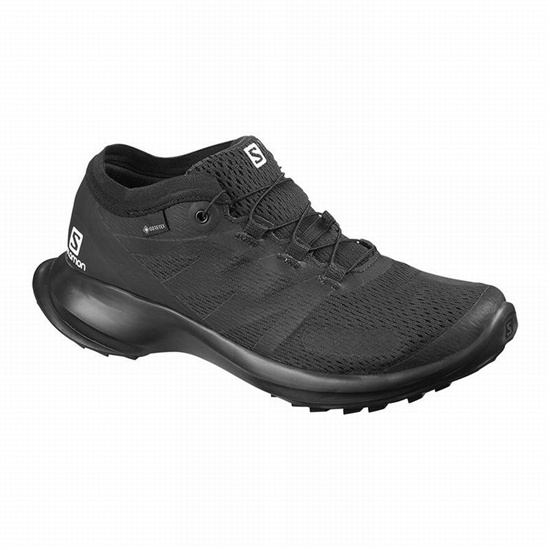 Salomon Sense Flow Gtx W Women's Trail Running Shoes Black | RVPQ51467