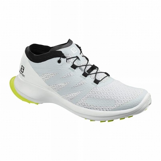 Salomon Sense Flow Men's Trail Running Shoes White / Grey | HITO76845