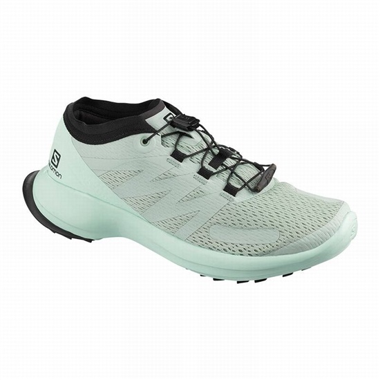 Salomon Sense Flow W Women's Trail Running Shoes Light Turquoise / Black | HGBY05486