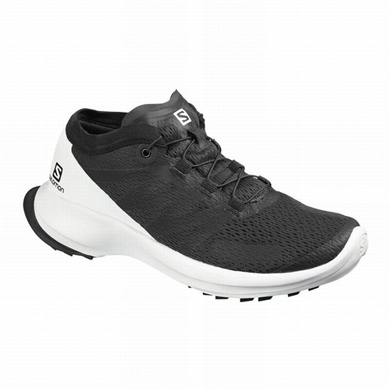 Salomon Sense Flow W Women's Trail Running Shoes Black / White | ZDGF47102