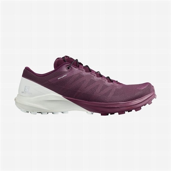 Salomon Sense Pro 4 Women's Trail Running Shoes Purple / White | GXBR63029