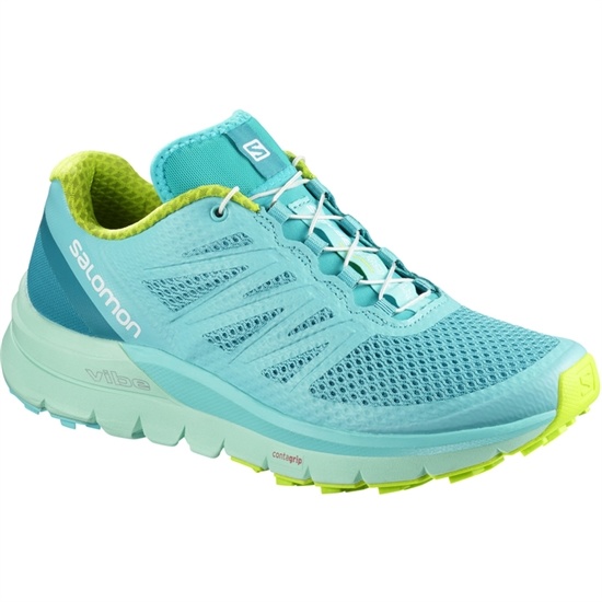 Salomon Sense Pro Max W Women's Trail Running Shoes Light Turquoise | GPSQ82364