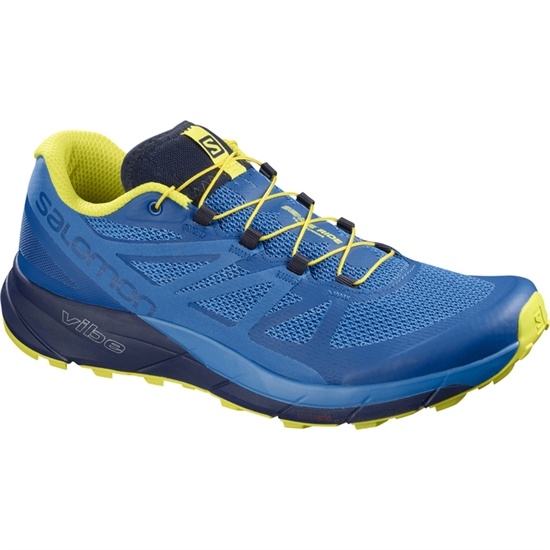 Salomon Sense Ride Men's Trail Running Shoes Blue / Navy | NRAT17249