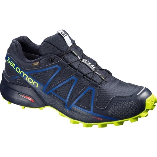 Salomon Speedcross 4 Gtx S/Race Ltd Men's Trail Running Shoes Navy | JGNZ89207