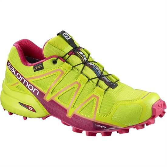 Salomon Speedcross 4 Gtx W Women's Trail Running Shoes Yellow | GPYU08195