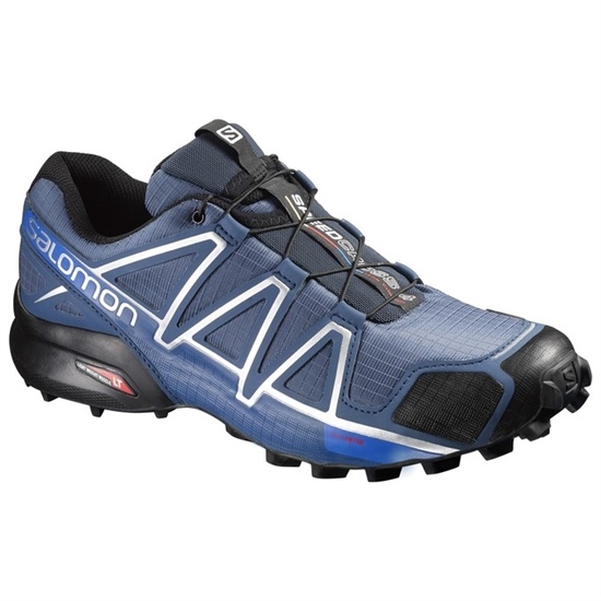 Salomon Speedcross 4 Men's Trail Running Shoes Deep Blue / Black | NAOW32015
