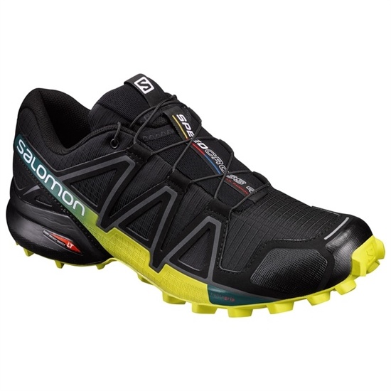 Salomon Speedcross 4 Men's Trail Running Shoes Black / Yellow | SEGY53049