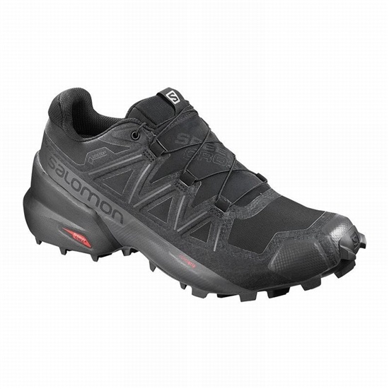Salomon Speedcross 5 Gore-tex Men's Trail Running Shoes Black | TAHX65389