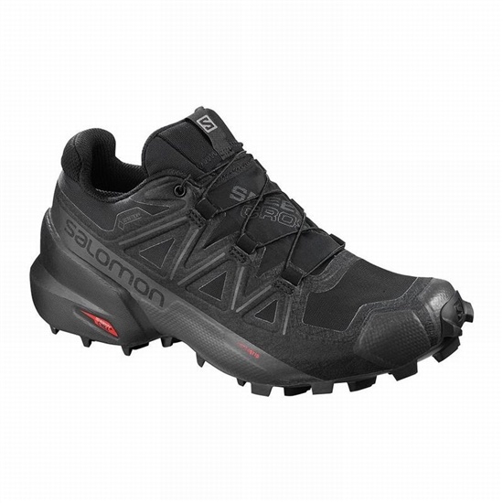 Salomon Speedcross 5 Gore-tex Women's Trail Running Shoes Black | GSPE05143
