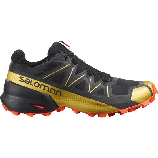 Salomon Speedcross 5 Gts Men's Trail Running Shoes Black | KEBC95427
