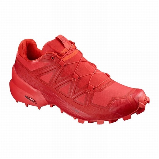 Salomon Speedcross 5 Men's Trail Running Shoes Red | GZDV96735