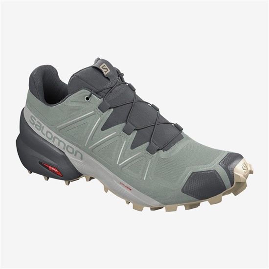 Salomon Speedcross 5 Men's Trail Running Shoes Green | LHDF41726