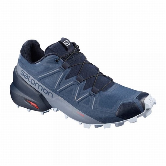 Salomon Speedcross 5 Wide W Women's Trail Running Shoes Navy | ONYA60548