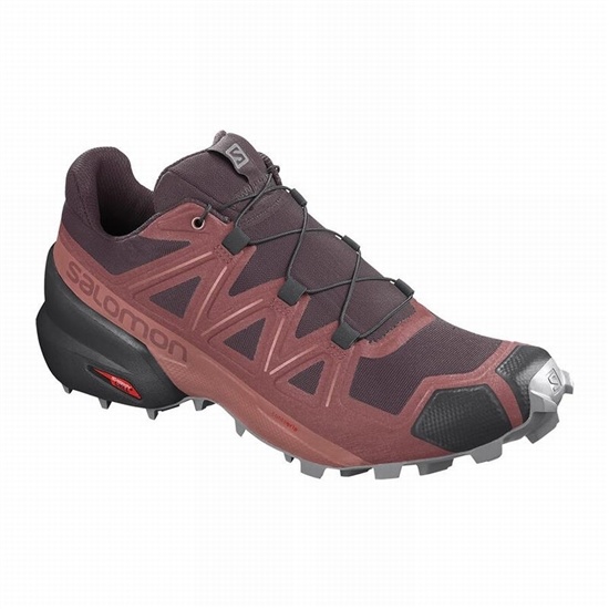Salomon Speedcross 5 Women's Trail Running Shoes Red | DXCI36014