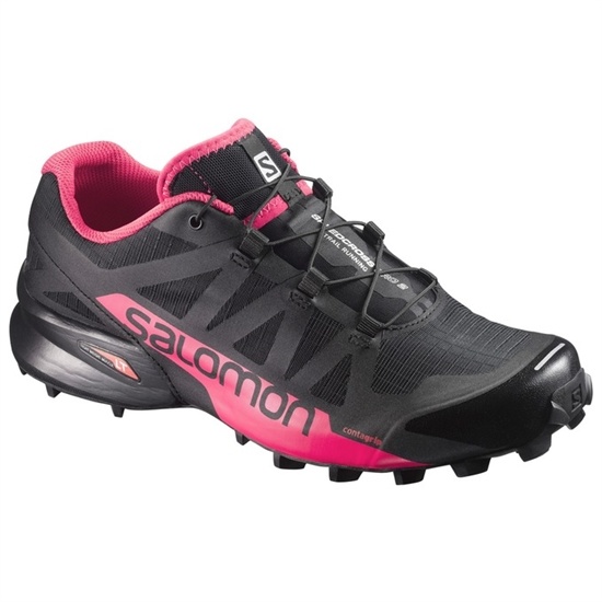 Salomon Speedcross Pro 2 W Women's Trail Running Shoes Black / Pink | FQUG25708