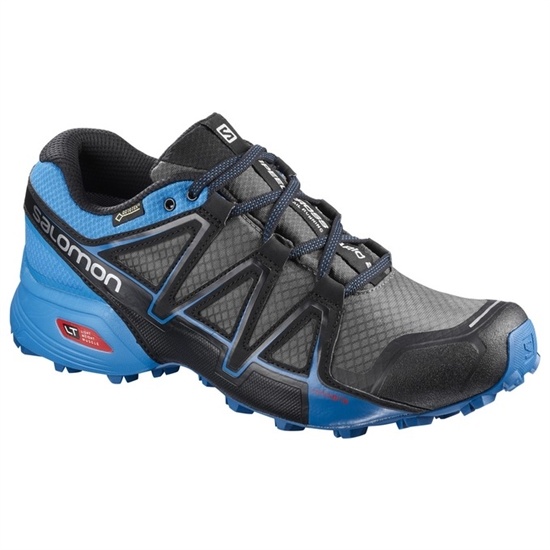 Salomon Speedcross Vario 2 Gtx Men's Trail Running Shoes Silver / Blue | EXAK82137