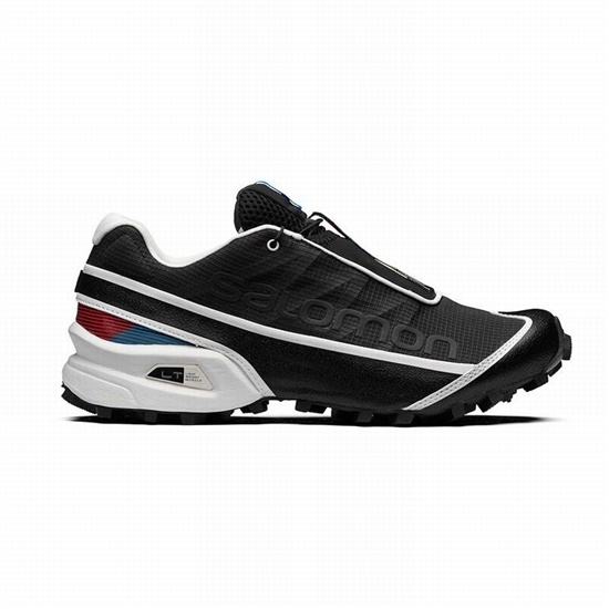 Salomon Streetcross Men's Trail Running Shoes Black / White | TNZX04539