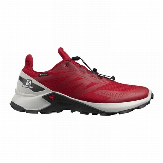 Salomon Supercross Blast Gtx Men's Trail Running Shoes Red | JWVC94106