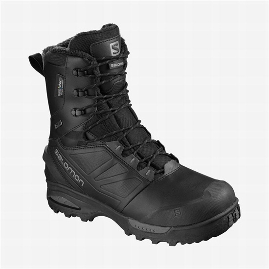Salomon Toundra Pro Climasalomon Waterproof Men's Winter Boots Black | HTQY45726