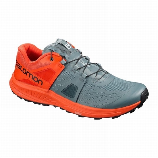 Salomon Ultra /Pro Men's Trail Running Shoes Grey / Orange | LWXJ54972