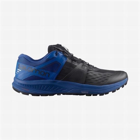 Salomon Ultra /Pro Men's Trail Running Shoes Black / Blue | YUBS09678