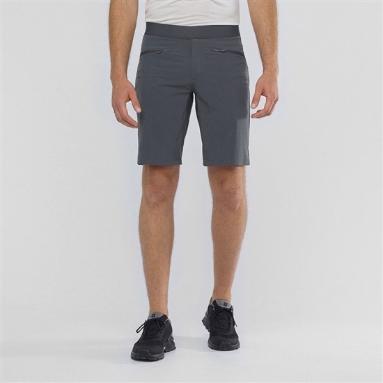 Salomon Wayfarer Pull On Men's Shorts Black | YPBF64218