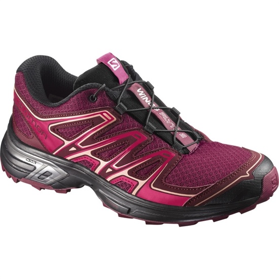 Salomon Wings Flyte 2 W Women's Trail Running Shoes Dark Pink | YRPE31795